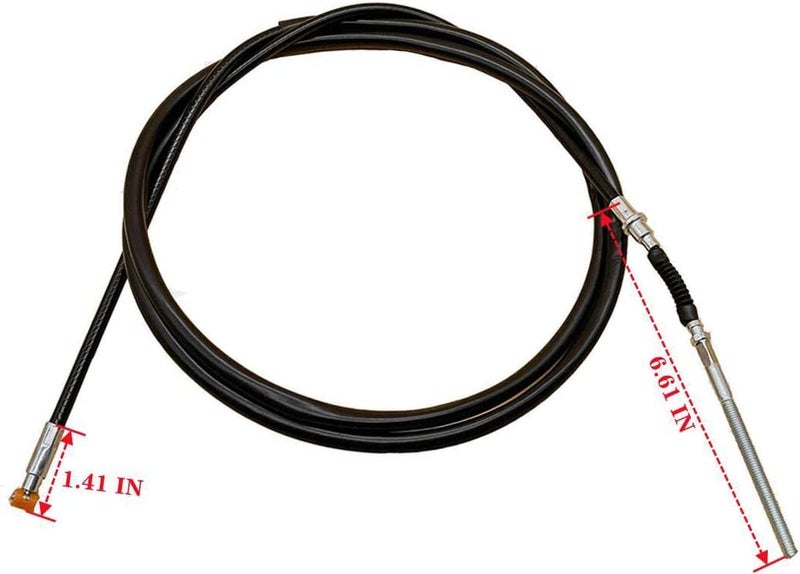Aniro Moto Rear Hand Brake Cable Replace for Honda TRX 300 Fourtrax TRX300FW Fourtrax 350 Foreman 400 450 Rancher 350 4X4 ATV - Image 2